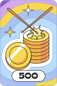 Accumulate 500 coins