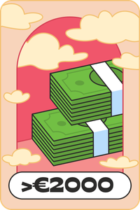 Make deposits over €2,000