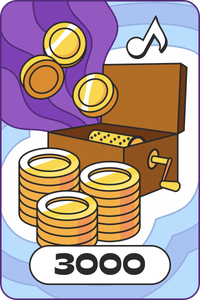 Accumulate 3000 coins